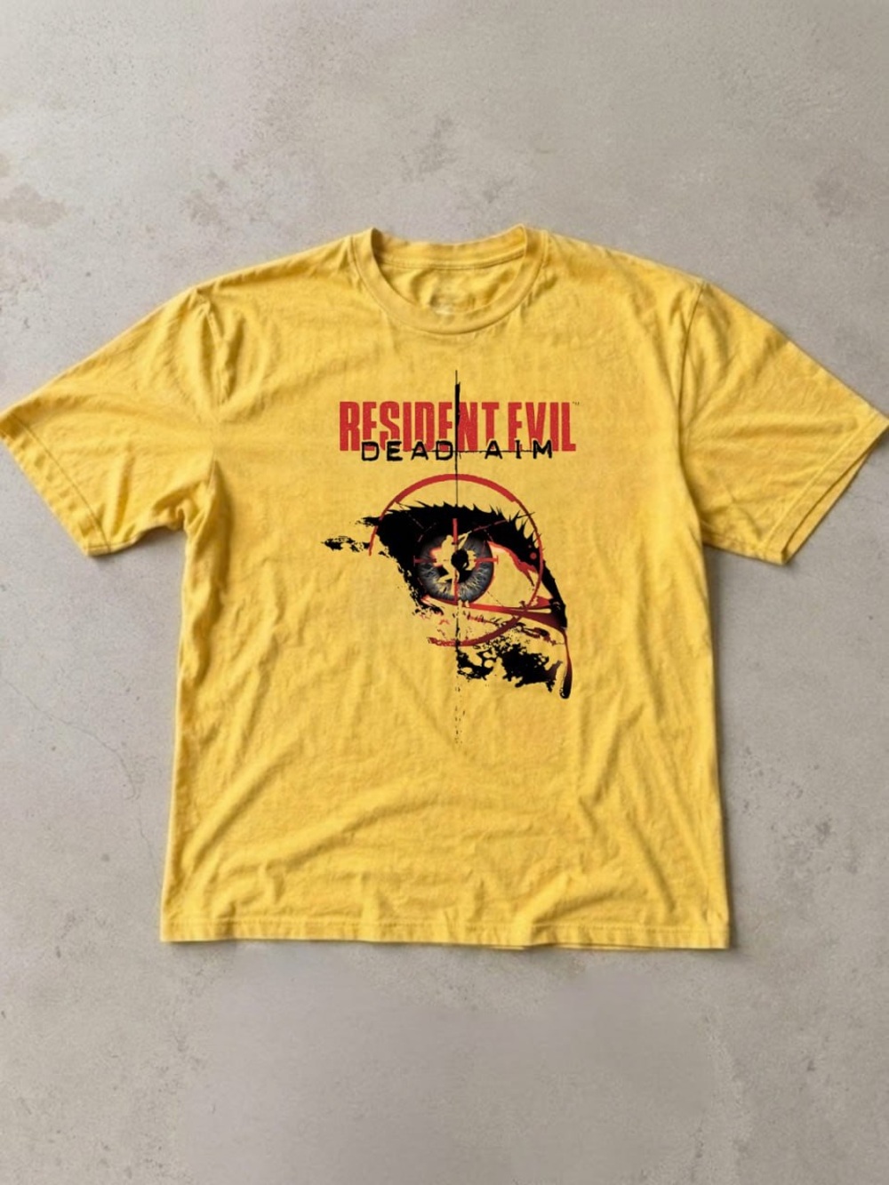 Resident Evil Dead Aim Graphic Tee - Yellow